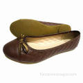 Women's Flat Dress Shoes, Customized Designs are Welcome, Available in Various Upper Designs